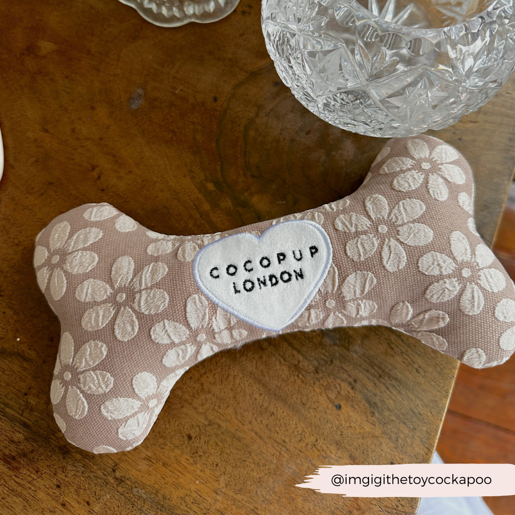 Jouet os Mocha Flower pour chien