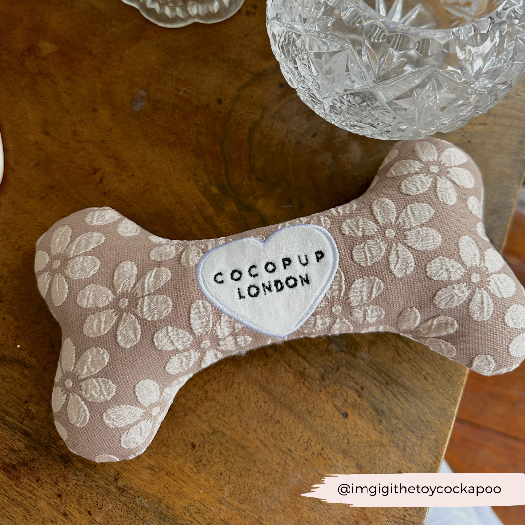 Jouet os Mocha Flower pour chien