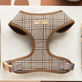 Harnais réglable COCOPUP LONDON pour chien Pup Plaid à motif tartan