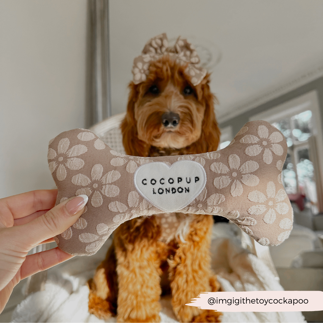Jouet os Mocha Flower pour chien