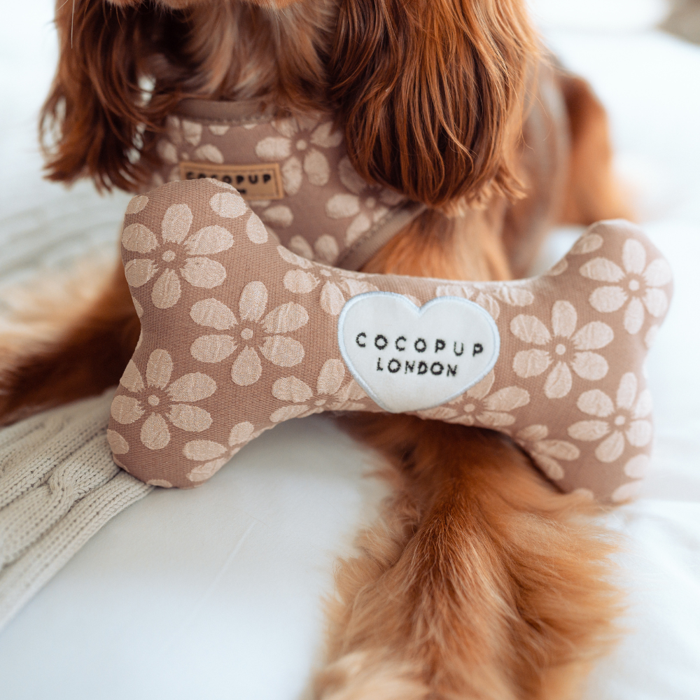 Jouet os Mocha Flower pour chien